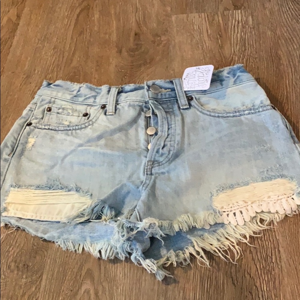 [Free People] Jean Shorts